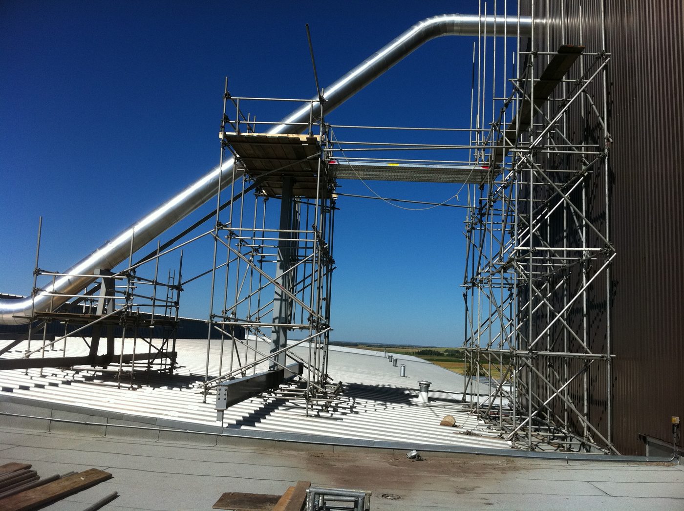 Johns Manville scaffolding