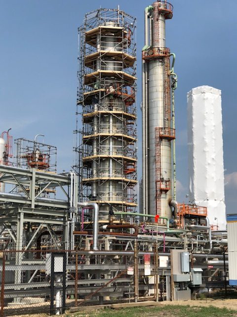 Keyera Rimbey scaffolding