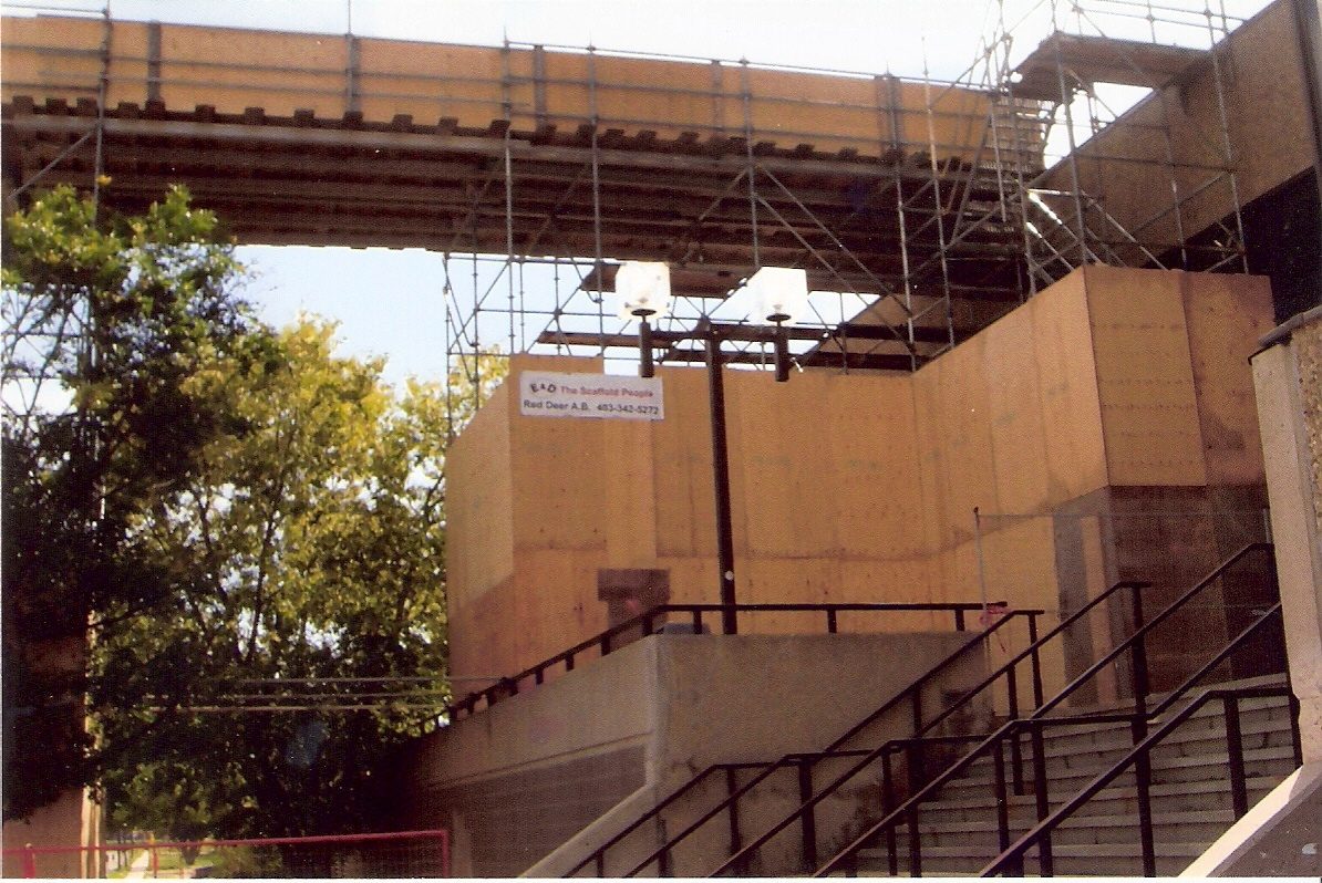 RD Provincial Building scaffolding