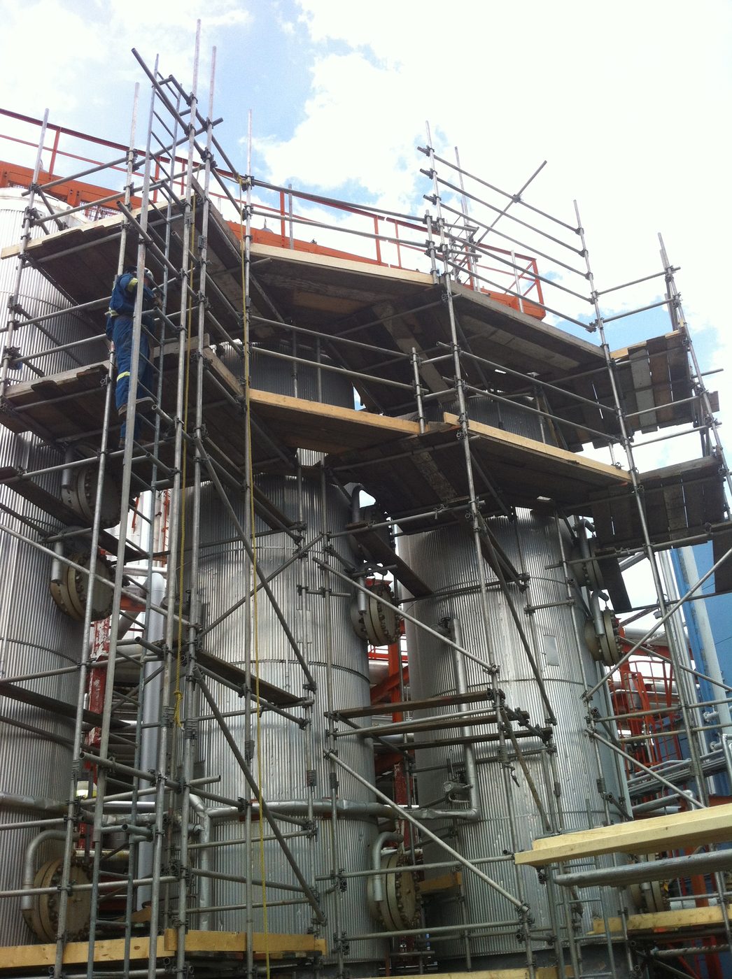 Strachan scaffolding project